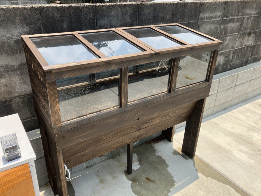 土耕栽培のオリジナルプランター