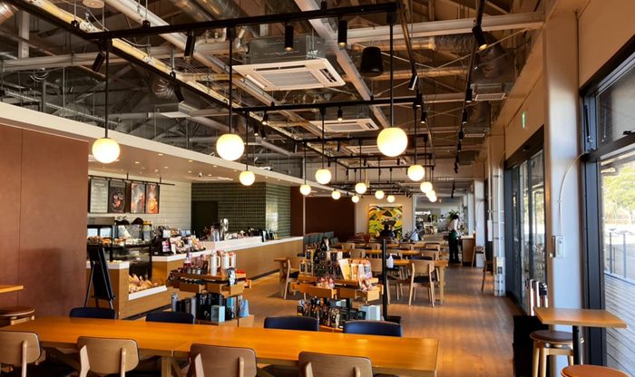 スタバの店内