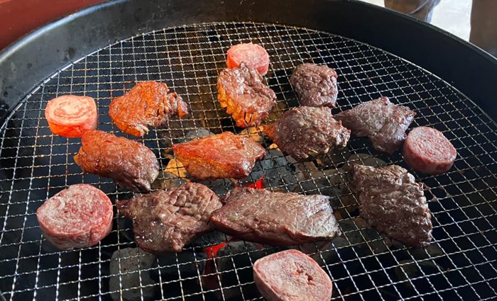 BBQの様子